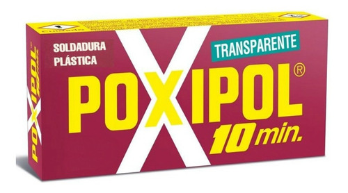 Soldadura Plástica 10 Min Transparente Poxipol 82 Grs 70 Ml