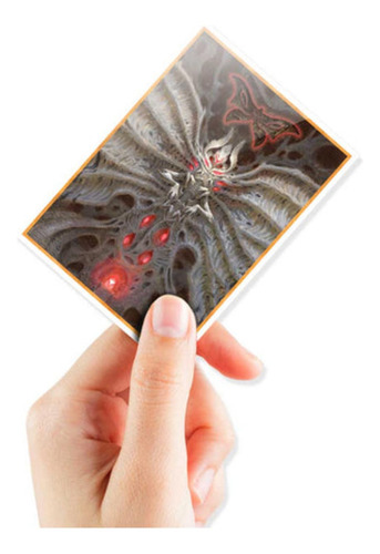 Fundas Protectoras 105 Quilates Para Cartas Mtg Diseño Piel