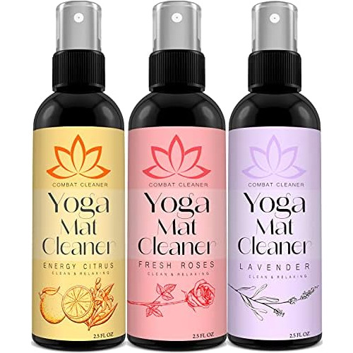 Combat Cleaner Yoga Mat Cleaner Spray Kit (pack Of 3) I...