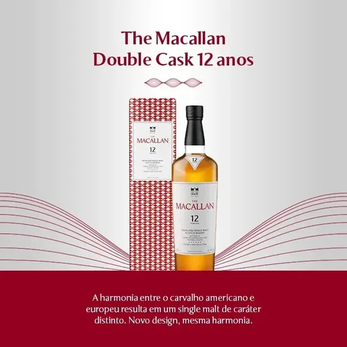 Whisky Escocês Macallan Double Cask 12 Anos 700ml | Frete grátis