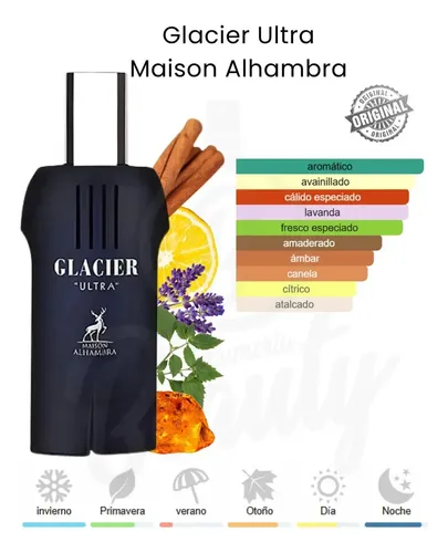 Maison Alhambra - Glacier Ultra Eau de Parfum - Perfume Unissex 100ml