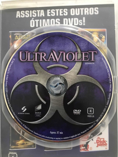 Dvd Filme Ultravioleta (2006) Kurt Wimmer (Usado)