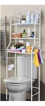 Comprar Mueble Sobre Inodoro Baño Tres Niveles Organizador Blanco