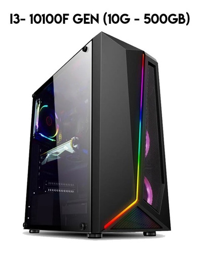 Imagen 1 de 1 de Cpu I3- 10100f Con Fuente - 8gb Ram - 500gb