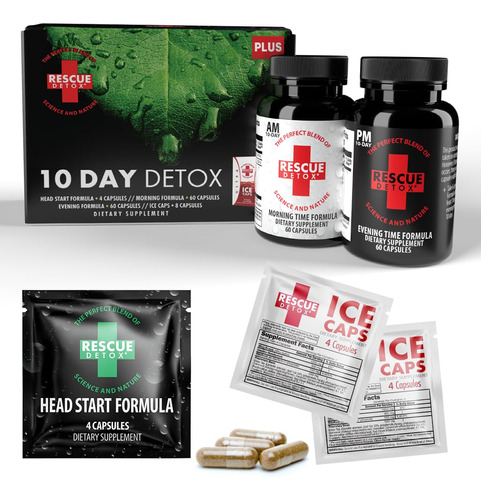 Rescue Detox - Kit De Desintoxicación +plus De 10 Días | .