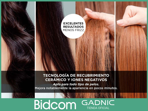 Planchita Peluqueria Profesional Cabello Gadnic P1001 Pro