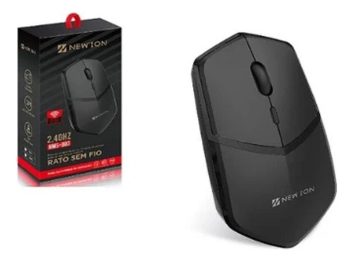 Mouse Sem Fio Usb 1600 Dpi 2,4ghz Wireless Newion