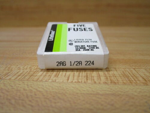 Littelfuse 2ag-1/2a Fuse 2ag12a 224 Pigtail, Jagged Wire Ccg