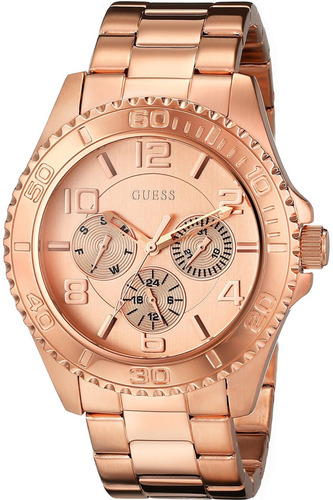 Reloj Guess Para Mujer W0231l4 Wr 50m Multifunción Tono