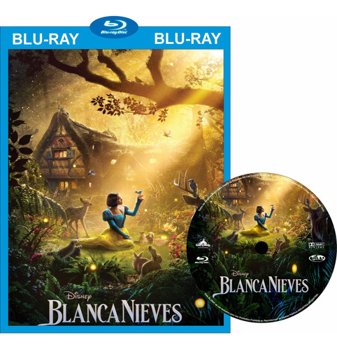 Pelicula Blanca Nieves Blu-ray. Version Oficial. Dolby Atmos