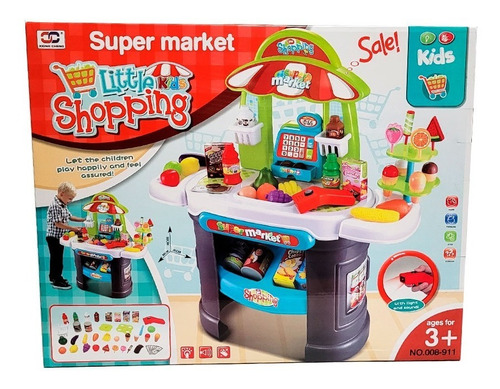 Supermercado Completo Little Set Con Accesorios  Vamosajugar