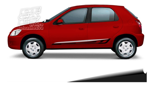 Calco Chevrolet Celta 5 Puertas Effect Laterales Juego