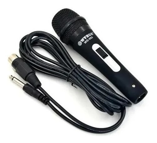 Micrófono Hbl Tech Mic-01 Dinámico Profesional Wvngr Wg-988 Color Negro