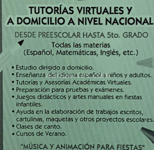 Tutorías De Primaria