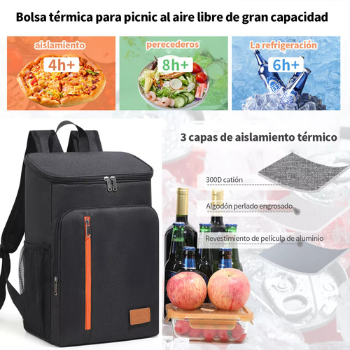 Lonchera Térmica De Gran Capacidad, Bolsa De 18 Litros