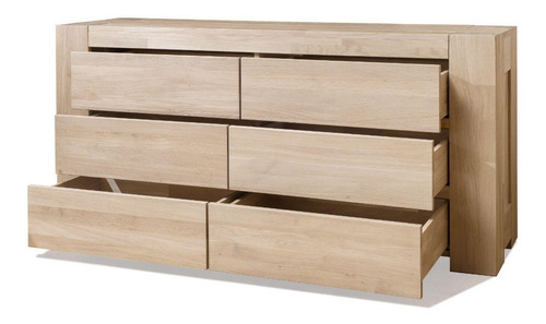 Imagen 4 de 8 de Cómoda En Madera Natural 100% Maciza Ref: Maciza54