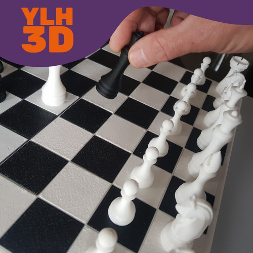 Juego De Ajedrez Ylh3d | Impresión 3d | Ml