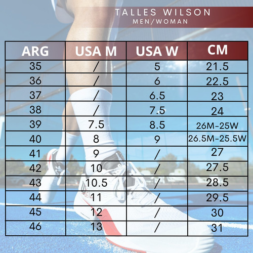 Zapatilla Tenis Padel Wilson Ace 3.0 Hombre Mujer Clay Court
