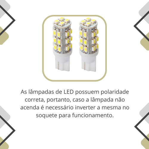 Kit Lâmpadas Interna Volkswagen Gol Saveiro Voyage G5 G6 G7