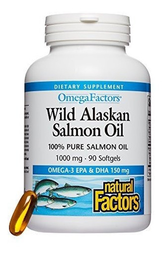 Aceite De Salmón Salvaje De Alaska Con Omega-3, Epa, Dha Y Vitamina D, 