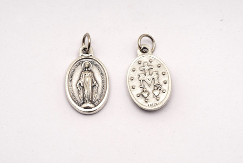 25 Medallas Dije Virgen Milagrosa Souvenirs  22mm- Italian