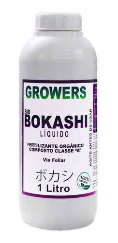 Imagem 1 de 5 de Fertilizante Bokashi Liquido  1 Litro Orgânico Composto