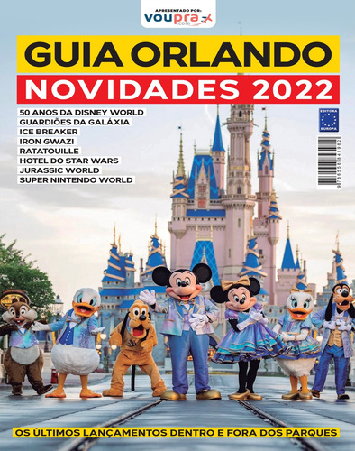 Guia Orlando 2022, de a Europa. Editora Europa Ltda., capa mole em português, 2021