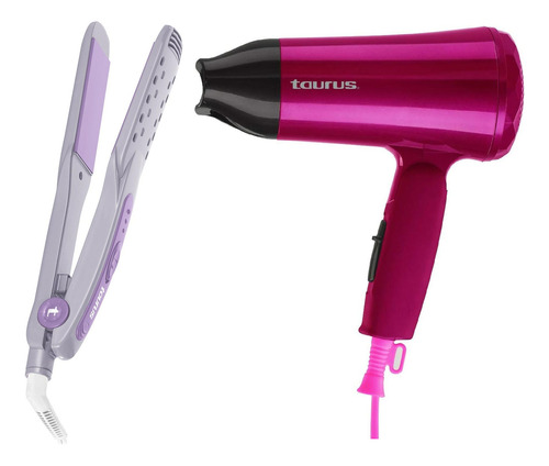 Combo Secadora De Pelo Alcinoo + Alaciadora Alizee Taurus