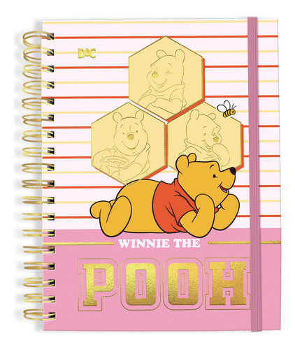 Caderno Smart Colegial Disney Pooh 10 Divisórias - Dac