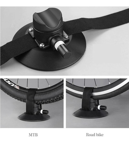Rockbros Rack Portabicicletas De Succión P/2 & 3 Bicicletas Negro