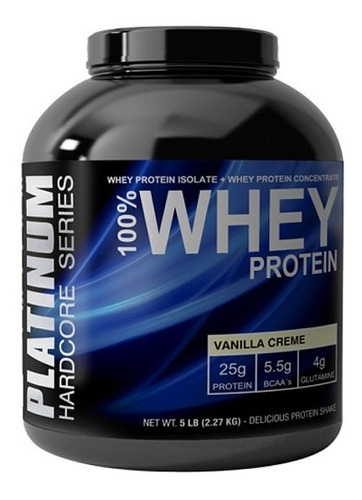 Platinum Whey Protein 5 Lbs Glutamina Y Bcaa's Envios