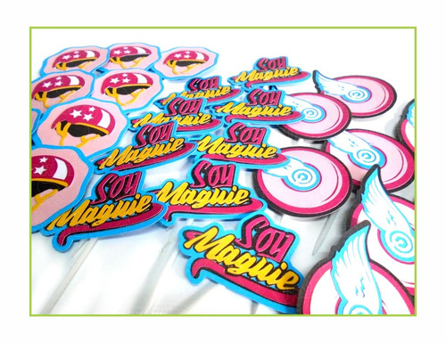 Cupcake Topper Soy Luna Premium Ponque Candybar 24und