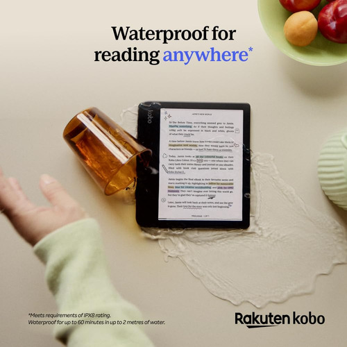 Ereader Kobo Libra Colour De 7 Pulgadas, Blanco, Antideslumb