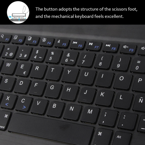 Mini Teclado Delgado Con Bluetooth Para Tablet Universal