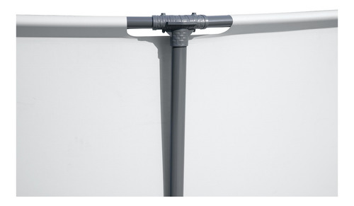 Piscina estructural redonda Bestway 56462 con capacidad de 23062 litros de 5.49m de diámetro gris diseño piedra prismática
