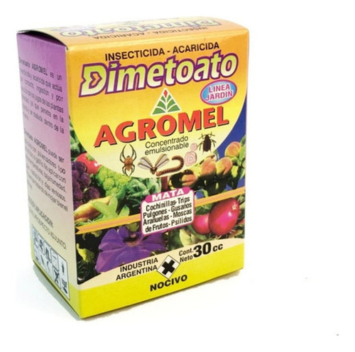 Pack Insecticida Dimetoato Agromel 30cc X 5u
