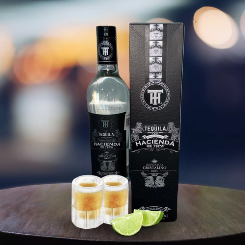 Tequila Hacienda De Tepa Reposado Cristalino 750 Ml 3 Piezas