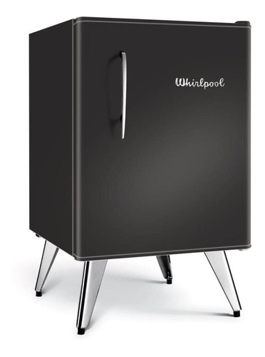 Heladera  Whirlpool Retro 76 Lts Negro