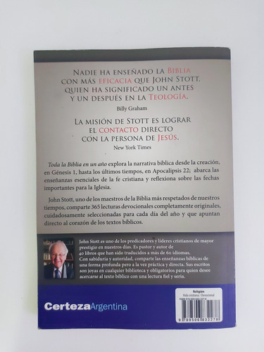 Toda La Biblia En Un Año - John Stott (g) (Usado)