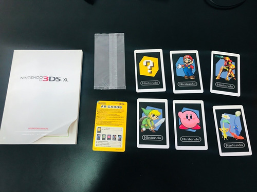 Nintendo 3ds Xl (con Caja) + Estuche + Transformador Y Más