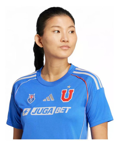 Camiseta Local Mujer adidas U De Chile 2025 Azul
