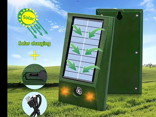 Repelente Ultrasonido Ahuyenta Pajaros