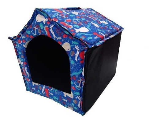 Cucha Cama Casa Para Gato Y Perro Chico Desmontable N°2