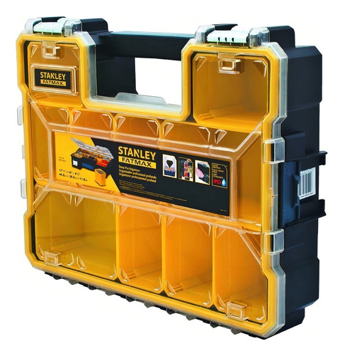 Caixa de Ferramentas Stanley Modelo FMST14820 Com Tampa Transparente Com 10 Divisórias