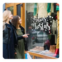 Comprar Vinilos Decorativos Para Vidrieras - Frases Ploteo Navidad  A