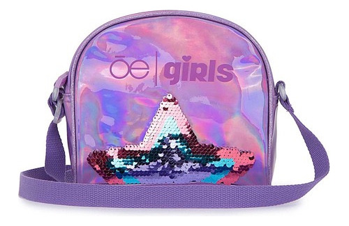 Bolsa Crossbody Cloe Girls Holográfica Para Niña