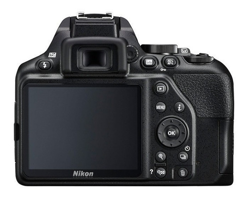Nikon Kit D3500 + lente 18-55mm VR + lente 70-300mm + Mochila DSLR color negro