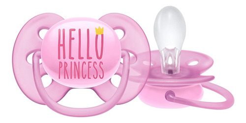 Chupete Ultra Soft Philips Avent Scf529/01 Hello Princess