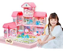 Comprar Casa De Muñecas Bay Dreamy 3 Plantas Muebles Y Accesorios Ub