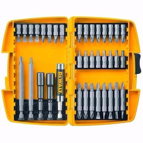 Kit De Pontas 37 Peças Parafusar Bits Soquetes Dewalt Dw2163